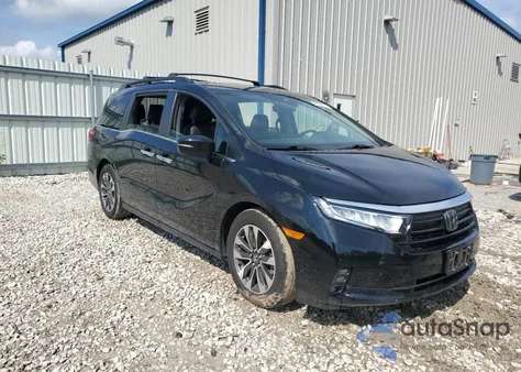 2022 Honda Odyssey Exl from USA, damaged, VIN 5FNRL6H71NB032838